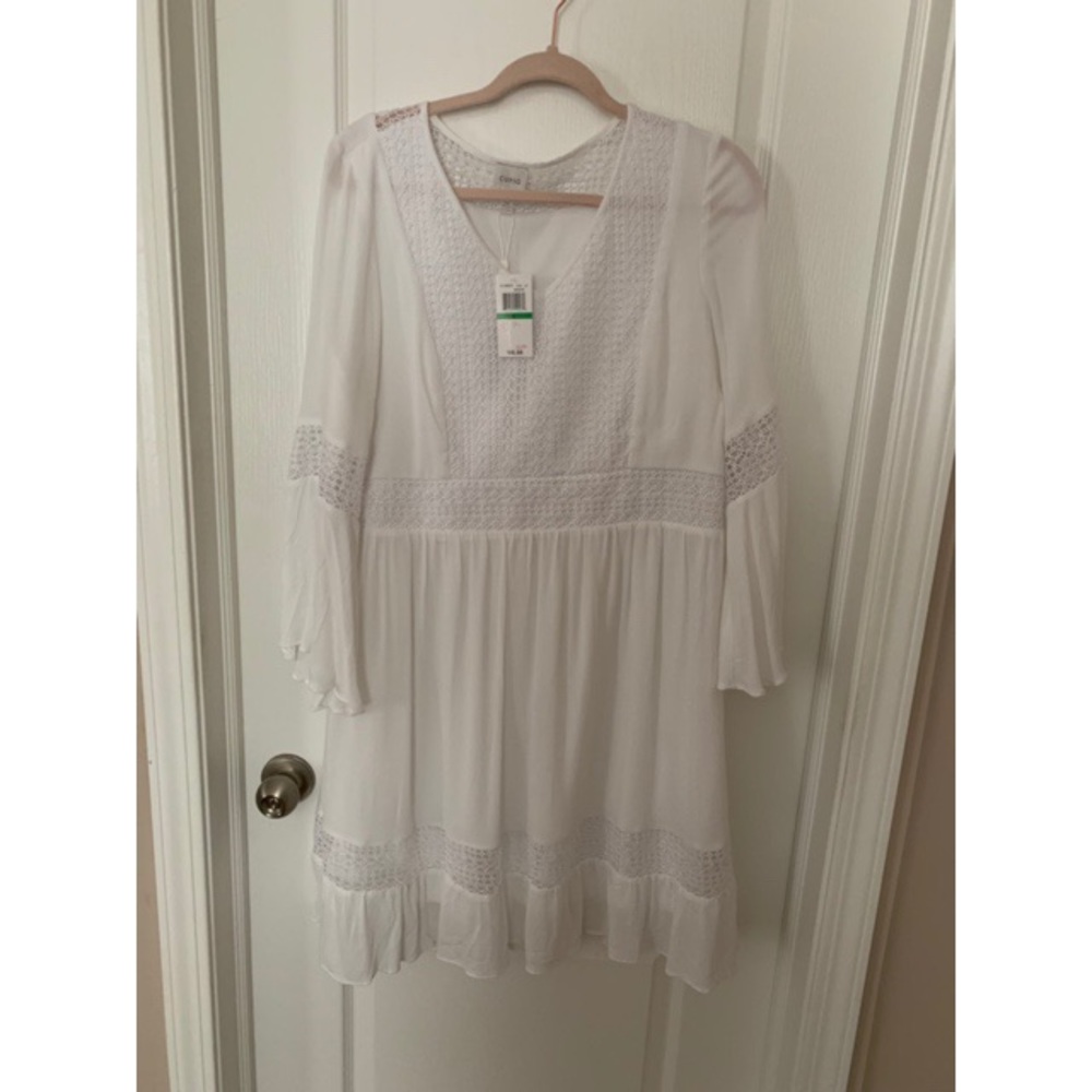 White Boho dress